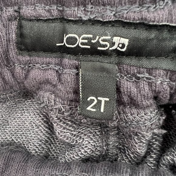 Joe's Toddler Zip Pockets Drawstring Elastic Slim Fit Jogger in Graphite 2T NWT - Picture 5 of 6